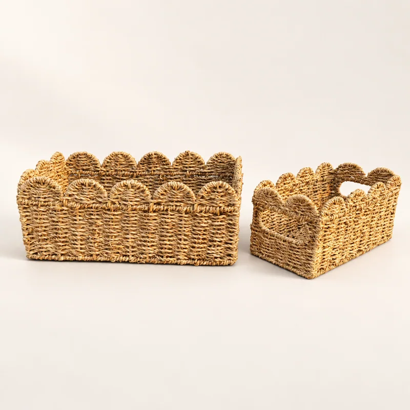 Scalloped Baskets